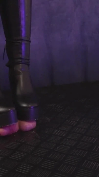 Crushing Your Eggs in My Akira Wedge Boots | Clip 1